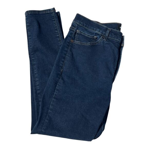 Express Factory High Rise Skinny Jeans Women’s Size 12R Dark Wash Stretch Denim - Picture 7 of 8